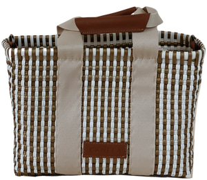 Olivia Bag- White and Gold
