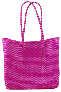 Small Tote -  Fucsia and Light Pink
