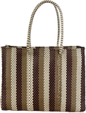 Tote - Beige, Brown and Gold