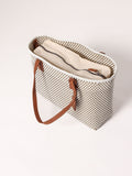 Ana Tote - White & Gold