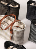 Ana Tote - Brown & Gold
