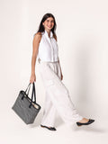 Ana Tote - White & Black
