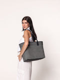 Ana Tote - White & Black