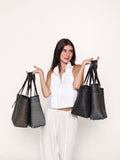 Ana Tote - Black & Gold