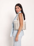 Olivia Bag- White and Gold