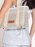 Olivia Bag- White and Gold