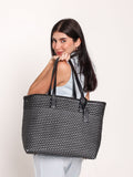 Ana Tote - Black & Silver