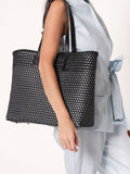 Ana Tote - Black & Silver