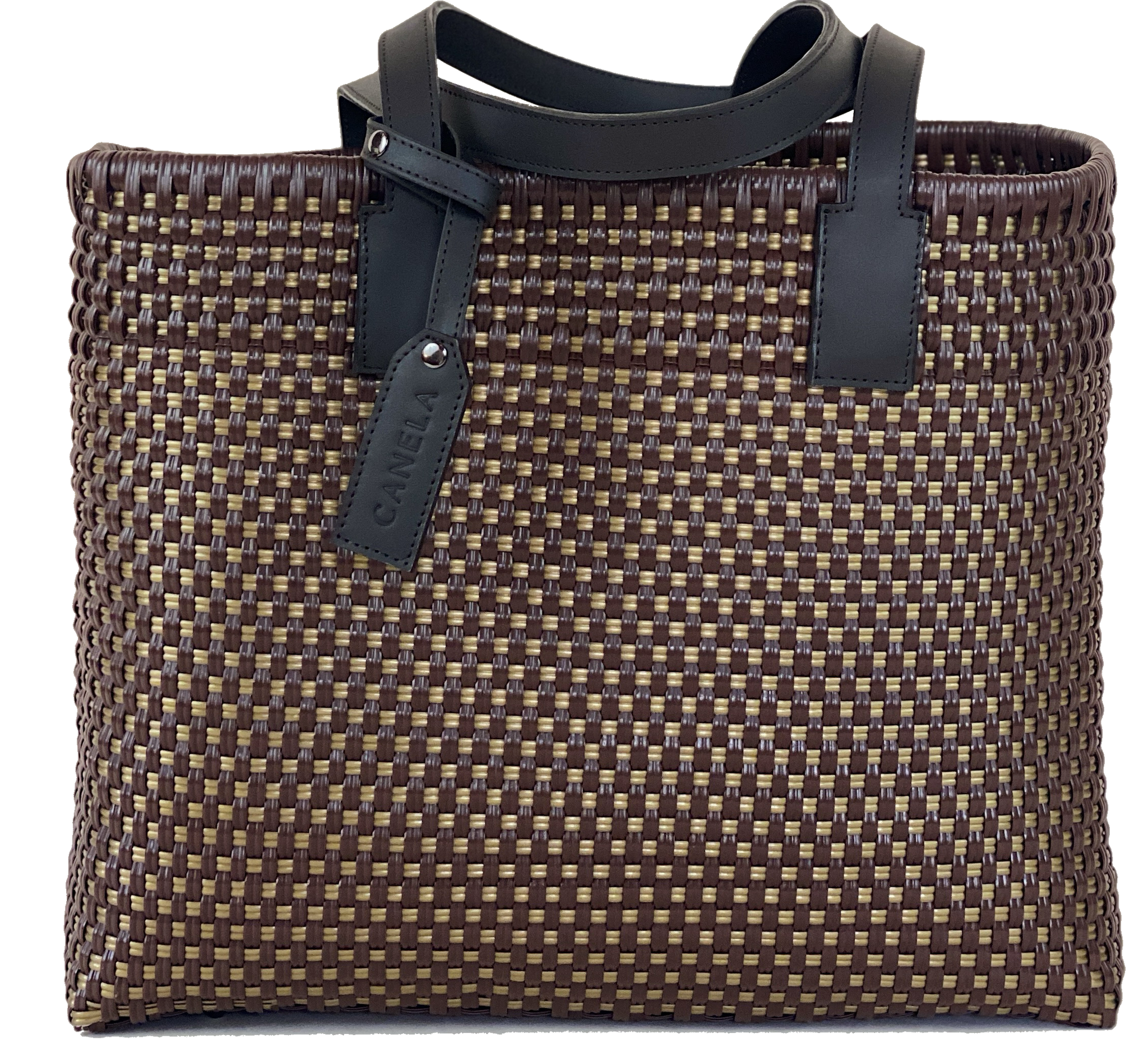 Ana Tote - Brown & Gold