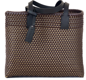 Ana Tote - Brown & Gold