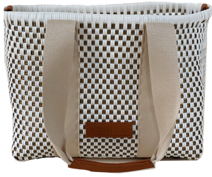 Olivia Bag- White and Gold