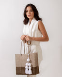 Small Tote - Turquoise and Green