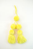 Yellow color Pompons