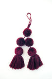 Women's favorite Maroon Pompons