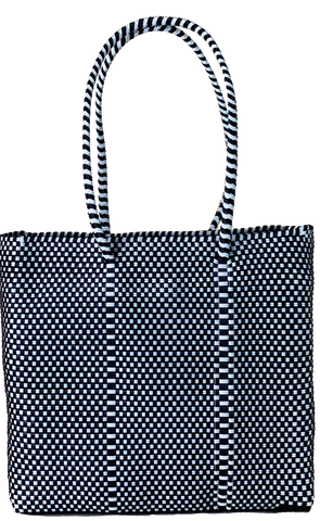 Small Tote - Black and White