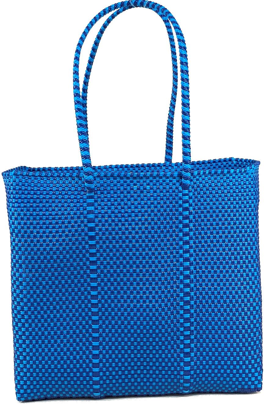 Small Tote - Blue and Navy