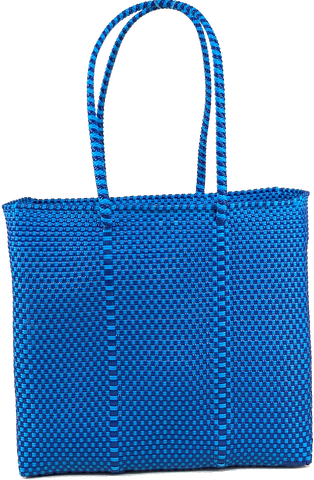 Small Tote - Blue and Navy
