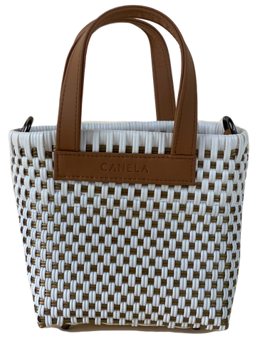 Maia bag - White & Gold