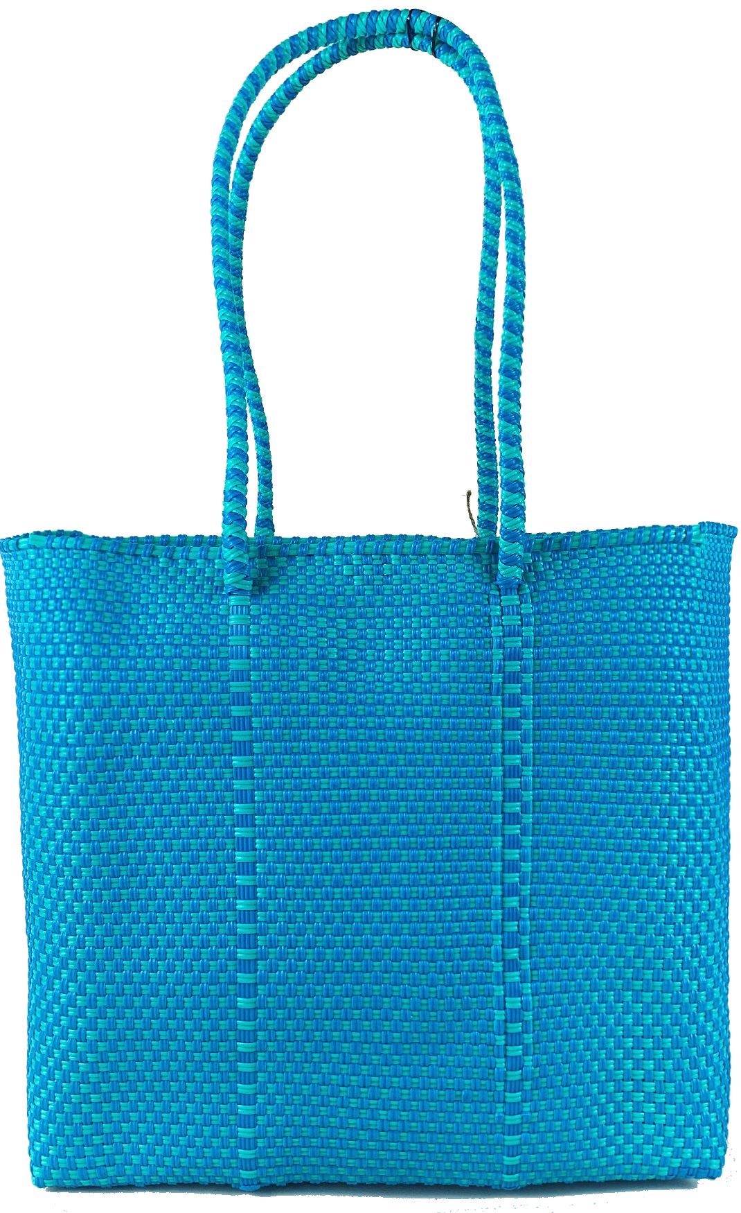 Small Tote - Turquoise and Green