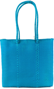 Small Tote - Turquoise and Green
