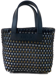 Maia bag - Black, Silver and Gold (This bag has a minor defect)