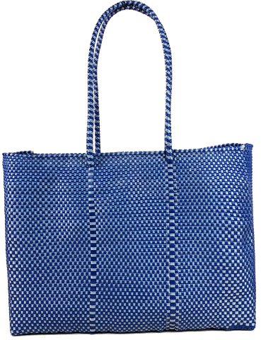 Tote - Navy and Silver