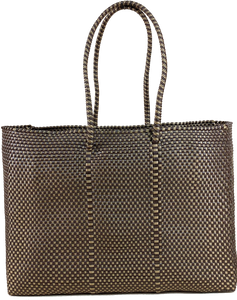 Tote - Brown & Gold