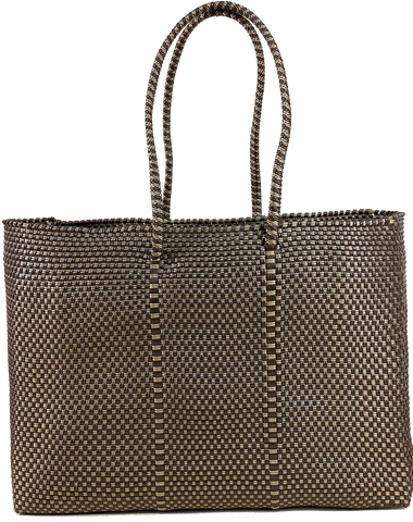 Tote - Brown & Gold